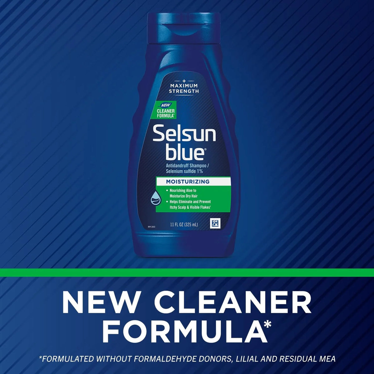 Selsun Blue Moisturizing Antidandruff Shampoo, 11 fl. oz.