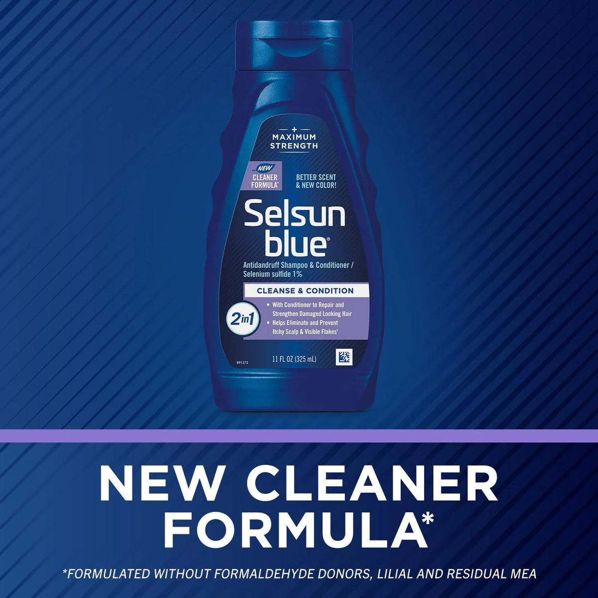 Selsun Blue 2-in-1 Antidandruff Shampoo & Conditioner, 11 fl. oz. (Pack of 24)